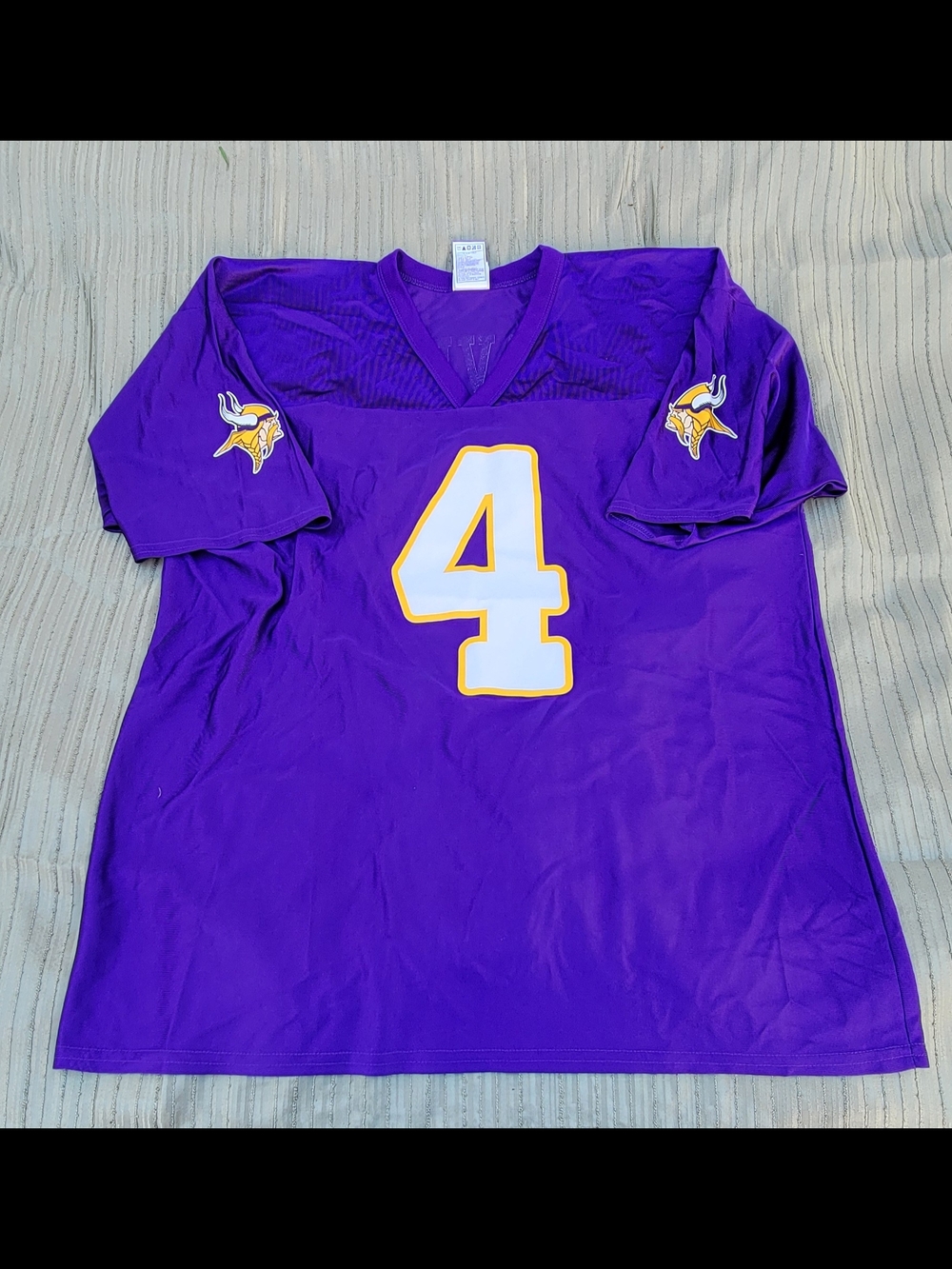 Team Apparel Purple Minnesota Vikings #4 Jersey